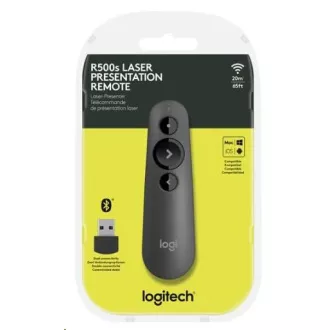 Logitech Wireless Presenter R500s Graphite, bezdrôtový prezentér