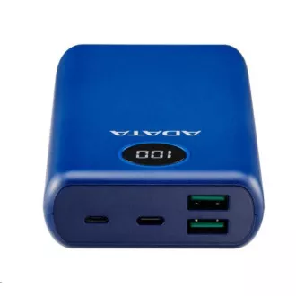 ADATA PowerBank P20000QCD - externá batéria pre mobil/tablet 20000mAh, 2, 1A, modrá (74Wh)