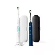 Philips Sonicare HX6851/34 elektrická zubná kefka, sonická, 3 režimy, časovač, biela a námornícka modrá