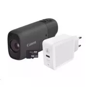 Canon PowerShot ZOOM, 12MPix, čierny - Essential Kit