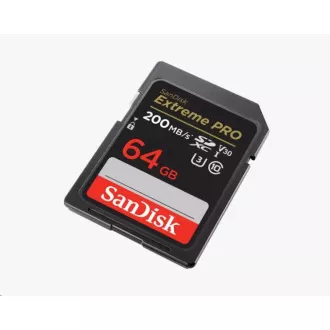 SanDisk SDXC karta 64GB Extreme PRO (200 MB/s Class 10, UHS-I U3 V30)