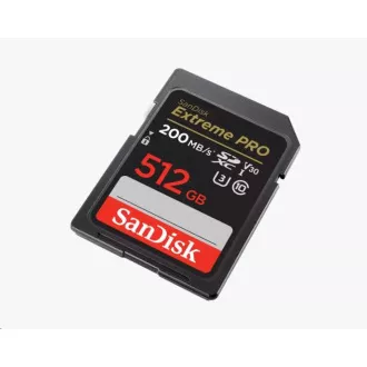SanDisk SDXC karta 512GB Extreme PRO (200 MB/s Class 10, UHS-I U3 V30)