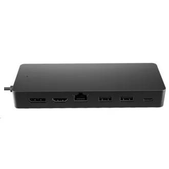 HP dock - Universal USB-C Multiport Hub (2x USB-A 3.2, 1xUSB-C, 1x HDMI 2.0, 1xDP 1.2, USB-C 65W, RJ45, bez zdroja