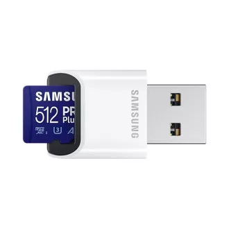 Samsung micro SDHC karta 512GB PRO Plus + USB adaptér