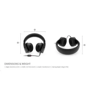 Dell Alienware 310H Gaming Headset - AW310H Dell Alienware 310H Gaming Headset - AW310H