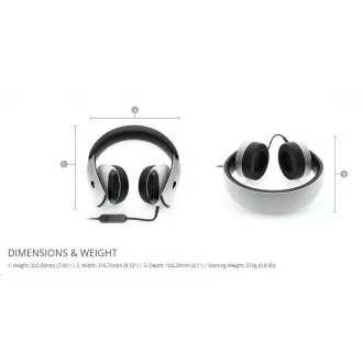 Dell Alienware 510H 7.1 Gaming Headset - AW510H (Lunar Light) Dell Alienware 510H 7.1 Gaming Headset - AW510H (Lunar Light)