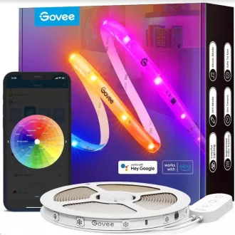 Govee WiFi RGBIC Smart PRE LED pásik 10m - extra odolný