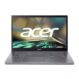 ACER NTB Aspire 5 (A517-53-55LG) - i5-1235U, 17.3" FHD IPS Anti-Glare, 16GB, 512GBSSD, Iris Xe graphics, W11PRO, sivá