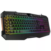 GENIUS klávesnica GX GAMING Scorpion K11 Pro/ drôtová/ podsvietená/ USB/ čierna/ CZ+SK layout