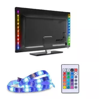 Solight LED RGB pásik pre TV, 2x 50cm, USB, vypínač, diaľkový ovládač Solight LED RGB pásik pre TV, 2x 50cm, USB, vypínač, diaľkový ovládač