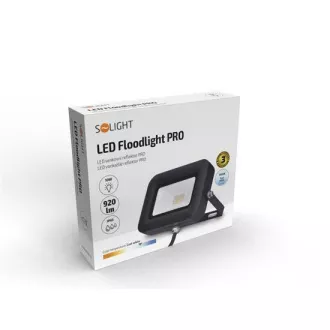 Solight LED reflektor PRO, 10W, 920lm, 5000K, IP65
