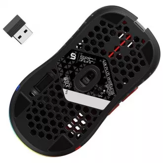 SPC Gear herná myš LIX Plus Wireless / herná myš / PAW3370 / Kailh 8.0 / ARGB / bezdrôtová SPC Gear herná myš LIX Plus Wireless / herná myš / PAW3370 / Kailh 8.0 / ARGB / bezdrôtová