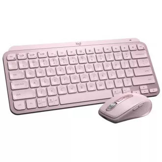 Logitech Wireless Keyboard MX KEYS MINI, CZ/SK, ružová