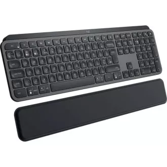 Logitech Wireless Keyboard MX KEYS + opierka zápästia, CZ/SK, grafitová