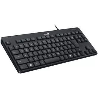 GENIUS klávesnica LuxeMate 110/ Drôtová/ USB/ čierna/ CZ+SK layout