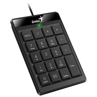 GENIUS numerická klávesnica NumPad 110/ Drôtová/ USB/ slim design/ čierna