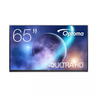 Optoma 5652RK IFPD 65" - interaktívny dotykový, 4K UHD, multidotyk 20prstu, Android, antireflexné tvrdené sklo