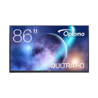 Optoma 5862RK IFPD 86" - interaktívny dotykový, 4K UHD, multidotyk 20prstu, Android, antireflexné tvrdené sklo