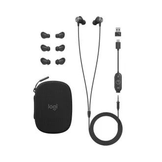 Logitech Zone Wired Earbuds Teams, graphite Logitech Zone Wired Earbuds Teams, graphite