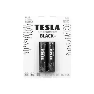 TESLA BATTERIES AA BLACK+ (LR06/ BLISTER FOIL 2 PCS)