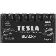 TESLA BATTERIES AAA BLACK+ 24 MULTIPACK (R03 / SHRINK 24 PCS)