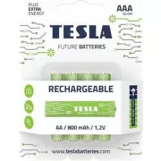 TESLA BATTERIES AAA GREEN+ RECHARGEABLE (HR03/BLISTER FOIL 4 PCS)