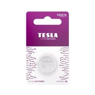 TESLA BATTERIES CR 2016 (CR 2016/BLISTER 1 PCS)