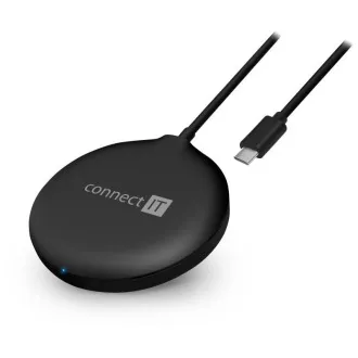 CONNECT IT MagSafe Wireless Fast Charge bezdrôtová nabíjačka, 15 W, čierna