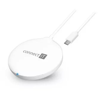 CONNECT IT MagSafe Wireless Fast Charge bezdrôtová nabíjačka, 15 W, biela