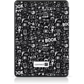 CONNECT IT puzdro pre Amazon Kindle 2021 (11th gen.), DOODLE čierna CONNECT IT puzdro pre Amazon Kindle 2021 (11th gen.), DOODLE čierna