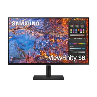 SAMSUNG MT LED LCD Monitor 32" ViewFinity LS32B800PXUXEN - plochý, IPS, 5ms, 3, 840 x 2, 160, 60Hz, HDMI, DP, USB C