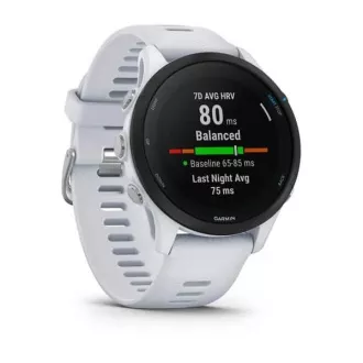 Garmin GPS športové hodinky Forerunner® 255 Music, Whitestone