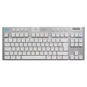 Logitech Mechanical Gaming Keyboard G915 TKL Tenkeyless LIGHTSPEED Wireless RGB - Tactile - WHITE - SK/SK