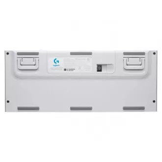 Logitech Mechanical Gaming Keyboard G915 TKL Tenkeyless LIGHTSPEED Wireless RGB - Tactile - WHITE - SK/SK
