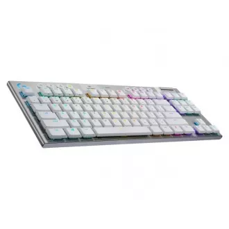 Logitech Mechanical Gaming Keyboard G915 TKL Tenkeyless LIGHTSPEED Wireless RGB - Tactile - WHITE - SK/SK