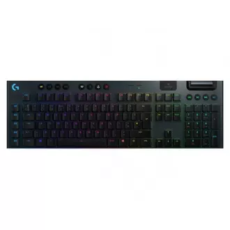 Logitech Mechanical Gaming Keyboard G915 LIGHTSPEED Wireless RGB - GL Tactile - CARBON - 2.4GHZ/BT - SK