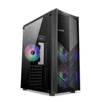 1stCOOL skriňa MONSTER, middle tower, AU, USB 3.0, bez zdroja, sRGB fan, priehľadná bočnica, čierna 1stCOOL skriňa MONSTER, middle tower, AU, USB 3.0, bez zdroja, sRGB fan, priehľadná bočnica, čierna