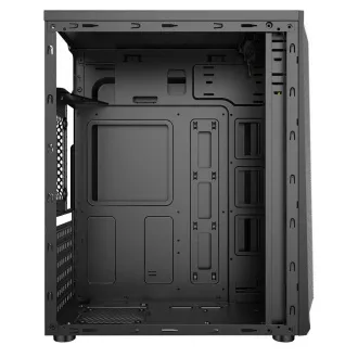 1stCOOL skriňa MONSTER, middle tower, AU, USB 3.0, bez zdroja, sRGB fan, priehľadná bočnica, čierna 1stCOOL skriňa MONSTER, middle tower, AU, USB 3.0, bez zdroja, sRGB fan, priehľadná bočnica, čierna