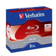 VERBATIM BD-RE (5-pack) Blue-Ray/Jewel/2x/25GB