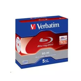 VERBATIM BD-RE (5-pack) Blue-Ray/Jewel/2x/25GB