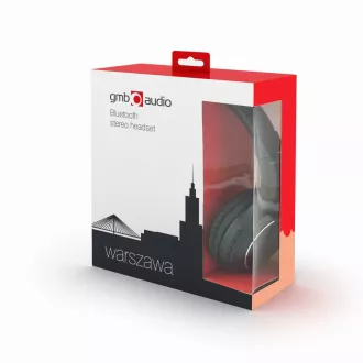 GEMBIRD slúchadlá s mikrofónom Warszawa, Bluetooth, čierna GEMBIRD slúchadlá s mikrofónom Warszawa, Bluetooth, čierna