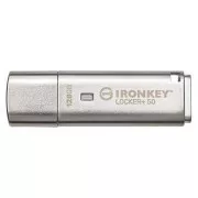 Kingston 128GB IKLP50 IronKey Locker+ 50 AES USB, w/256bit Encryption