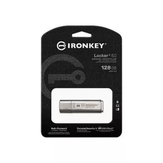 Kingston 128GB IKLP50 IronKey Locker+ 50 AES USB, w/256bit Encryption Kingston 128GB IKLP50 IronKey Locker+ 50 AES USB, w/256bit Encryption