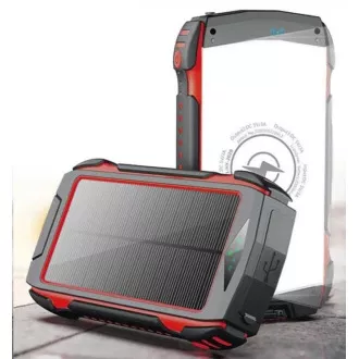 Viking solárna outdoorová power banka E16W 16000 mAh, bezdrôtové nabíjanie