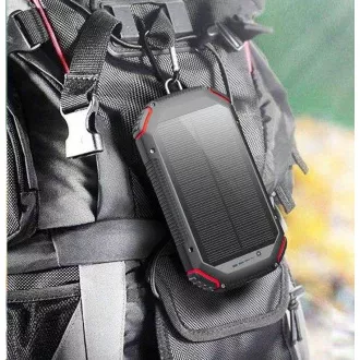 Viking solárna outdoorová power banka E16W 16000 mAh, bezdrôtové nabíjanie