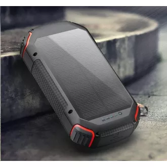 Viking solárna outdoorová power banka E16W 16000 mAh, bezdrôtové nabíjanie