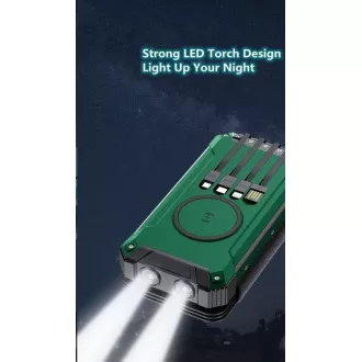 Viking solárna outdoorová power banka EP16W 16000 mAh, bezdrôtové nabíjanie Viking solárna outdoorová power banka EP16W 16000 mAh, bezdrôtové nabíjanie