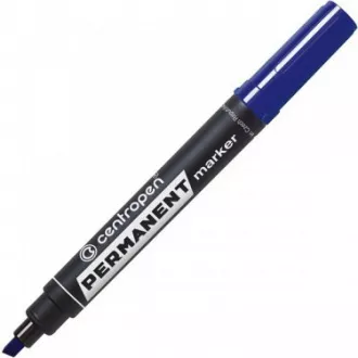 Značkovač Centropen 8576 permanent modrý klinový hrot 1-4,6mm
