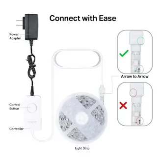 TP-Link Tapo L930-5 šikovný WiFi LED pásik (farebný, 2500K-6500K, 2000lm, 2, 4GHz, 5m)