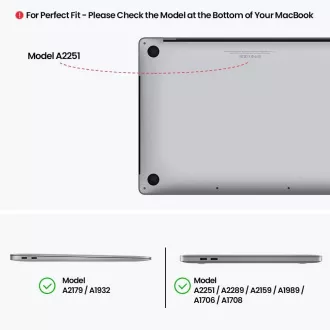 tomtoc Messenger – 13" MacBook Pro / Air (2016+), sivá